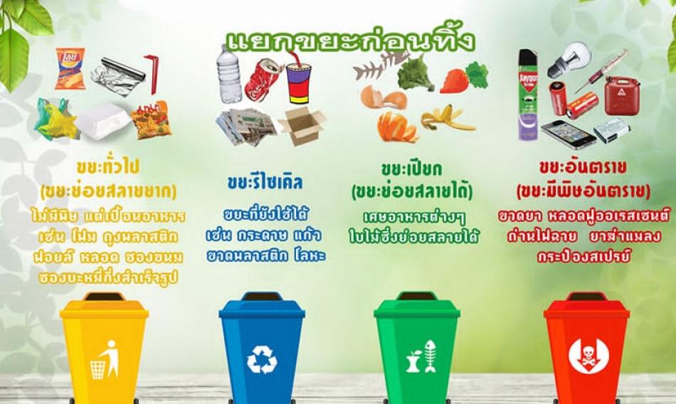 ประชาสัมพันธ์ การรณรงค์คัดแยกขยะก่อนทิ้ง องค์การบริหารส่วนตำบลโคกกลาง อำเภอโนนสะอาด จังหวัดอุดรธานี ขอเชิญชวนประชาชนหันมาคัดแยกขยะก่อนทิ้ง เพื่อความสะดวกต่อการนำไปกำจัดหรือนำไปใช้ประโยชน์ใหม่ และยังช่วยลดผลกระทบต่อสิ่งแวดล้อมได้อีกด้วย โดยในแต่ละวันมีขยะเกิดขึ้นจากกิจวัตรประจำวันของทุกคน มากน้อยต่างกันไป จากปริมาณขยะที่เกิดขึ้นในแต่ละวันมีประมาณ 0.5-1 กิโลกรัมต่อคน ถ้าคิดเป็นระดับชุมชนและหมู่บ้านแล้ว จะมีปริมาณขยะในแต่ละวันเป็นจำนวนมาก ซึ่งในปัจจุบันพบว่าเริ่มมีปัญหาเรื่องสถานที่ทิ้งขยะมากขึ้นแล้ว เนื่องจากหน่วยงานที่นำขยะไปทิ้งปฏิบัติไม่ถูกหลักสุขาภิบาลสิ่งแวดล้อมทำให้เกิดผลกระทบต่อสุขภาพของประชาชนที่อาศัยอยู่ใกล้เคียง รวมทั้งเกิดผลกระทบต่อสิ่งแวดล้อม และยังทำให้เกิดการประท้วงของประชาชนในพื้นที่มากขึ้นอีกด้วย การคัดแยกขยะ จึงถือเป็นอีกวิธีการที่สำคัญในการช่วยรักษาสิ่งแวดล้อม เกิดมลพิษต่อโลกน้อยลง การคัดแยกขยะเพื่อให้สะดวกแก่การนำไปกำจัด หรือนำไปใช้ประโยชน์ได้ใหม่ โดยทั่วไปแบ่งออกได้เป็น 4 ประเภทคือ 1.ขยะอินทรีย์ เศษอาหารหรือขยะที่เน่าเสียได้ เป็นขยะที่ย่อยสลายได้ง่าย มีความชื้นมาก ส่ง